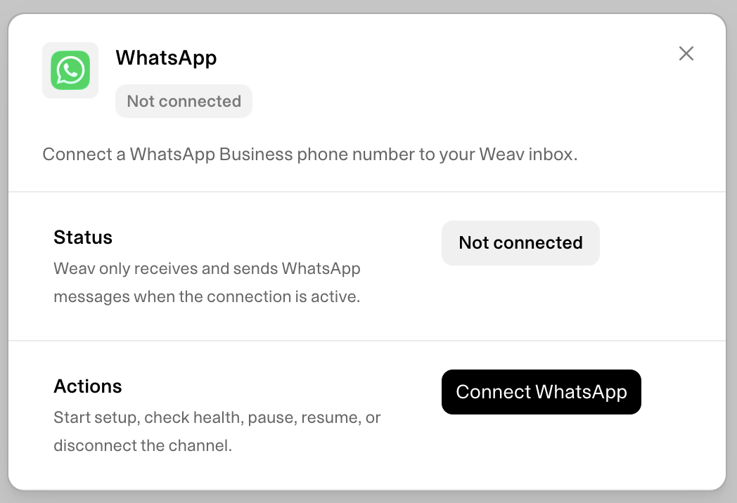 Whatsapp Connection