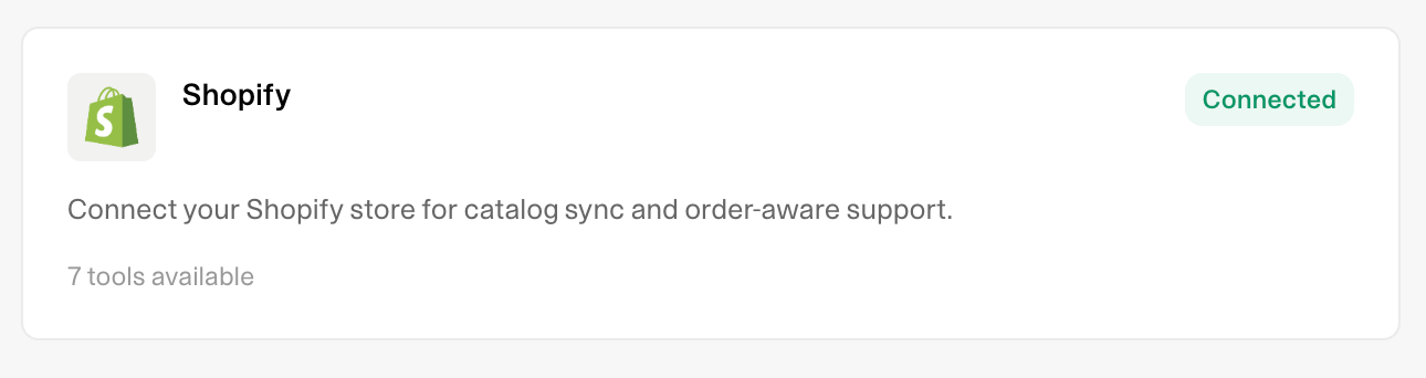 Shopify Integration