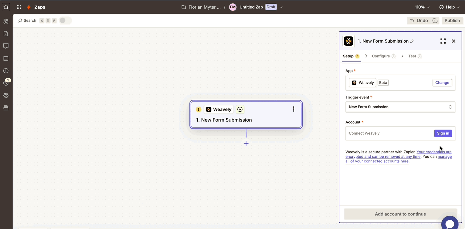 Zapier Auth Gi