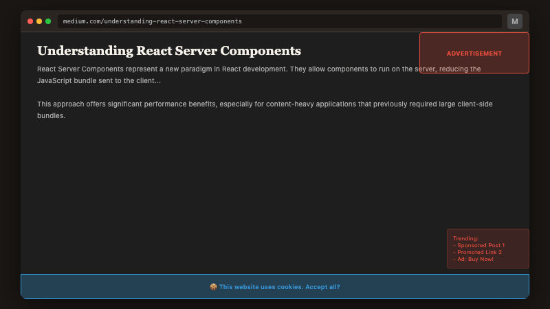 Web2MD converting a webpage to Markdown