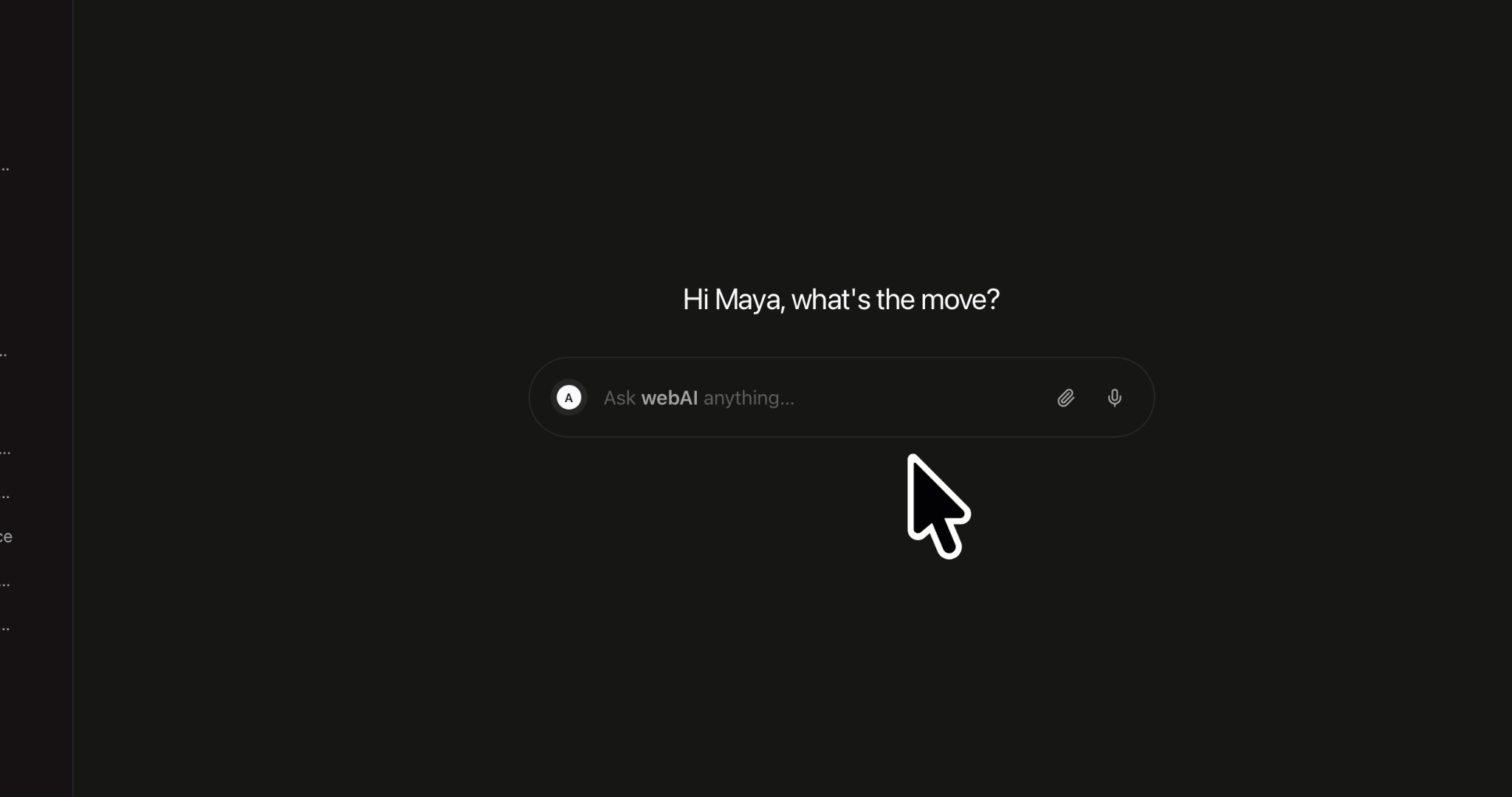 Creating a Space in webAI