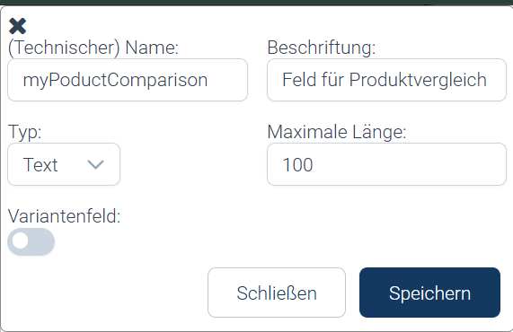 Websale Admin Produktfeld Hinzufuegen Speichern