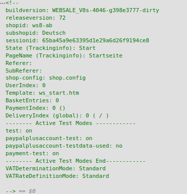 20230428 Quellcode Testmodus