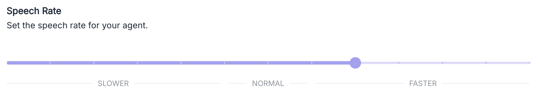 Interface du selecteur de langues