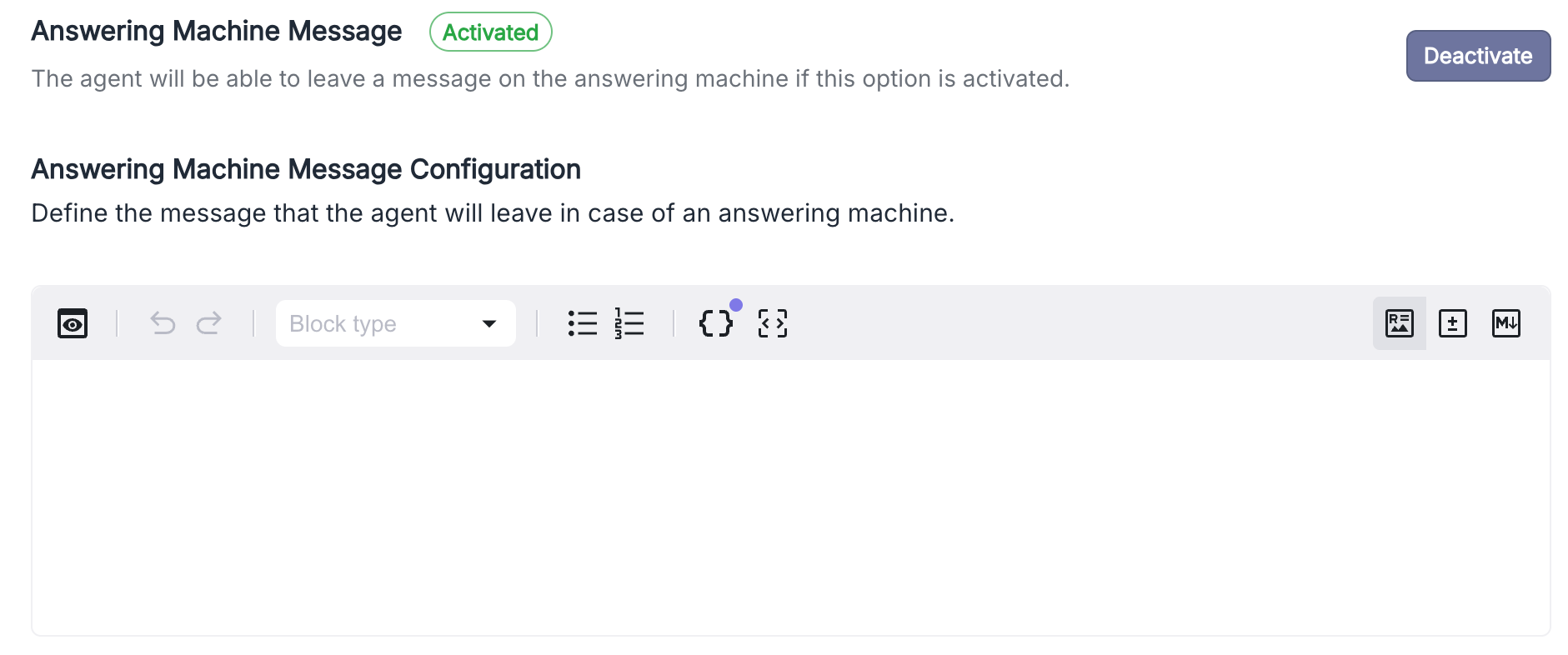 Configuration du message automatique pour répondeur