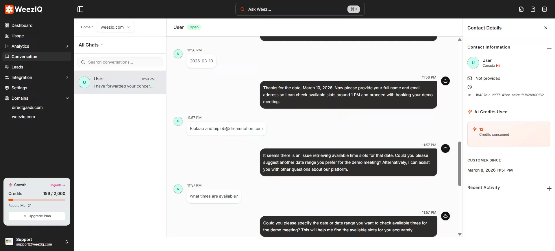 Conversations Weez IQ