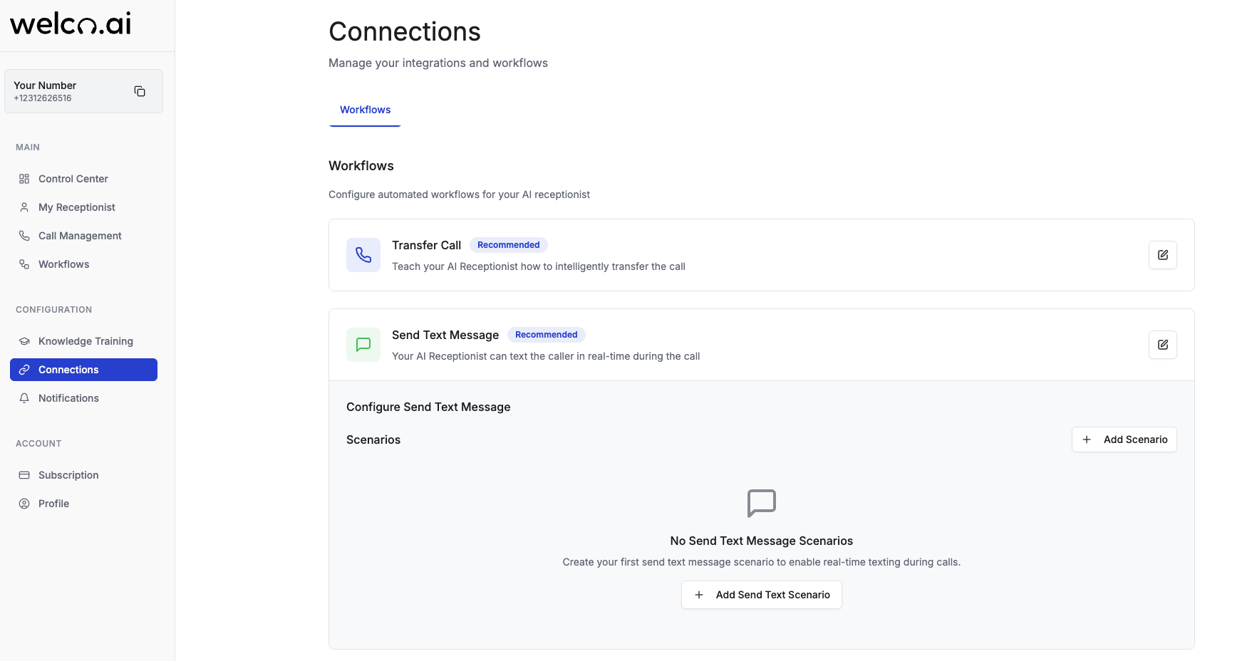 how to setup send sms during calls