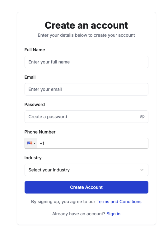 Createaccount Pn how to create a account