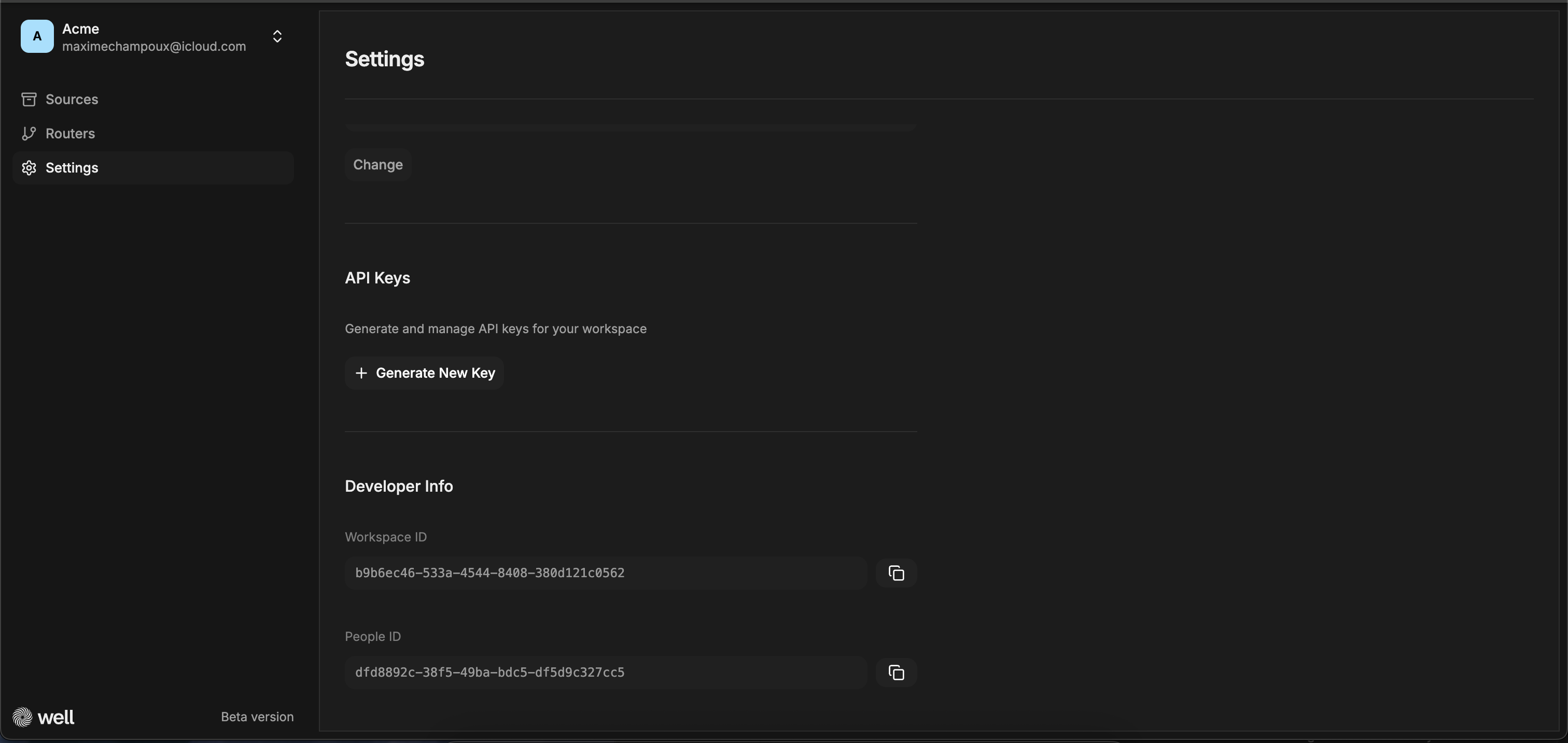 Well API Dashboard