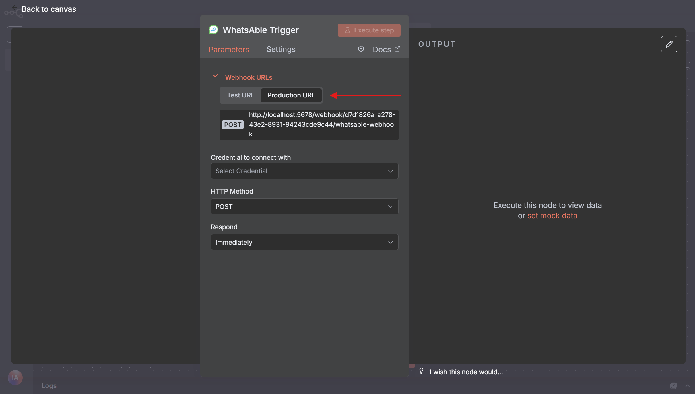 Production URL selection and copy interface