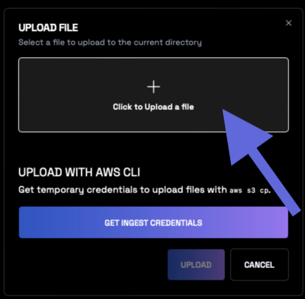 Create ingest credentials