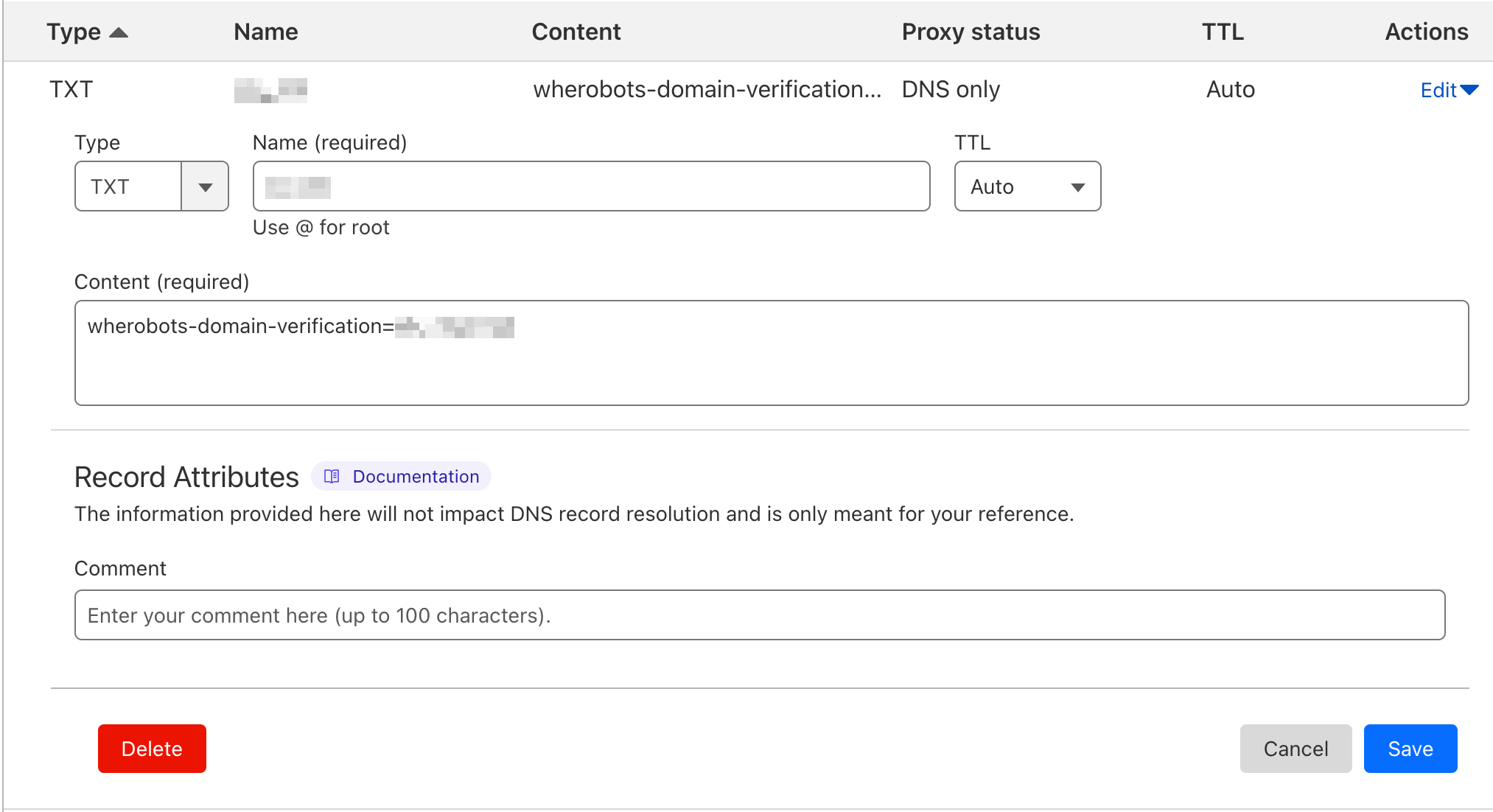 Cloudflare DNS Example