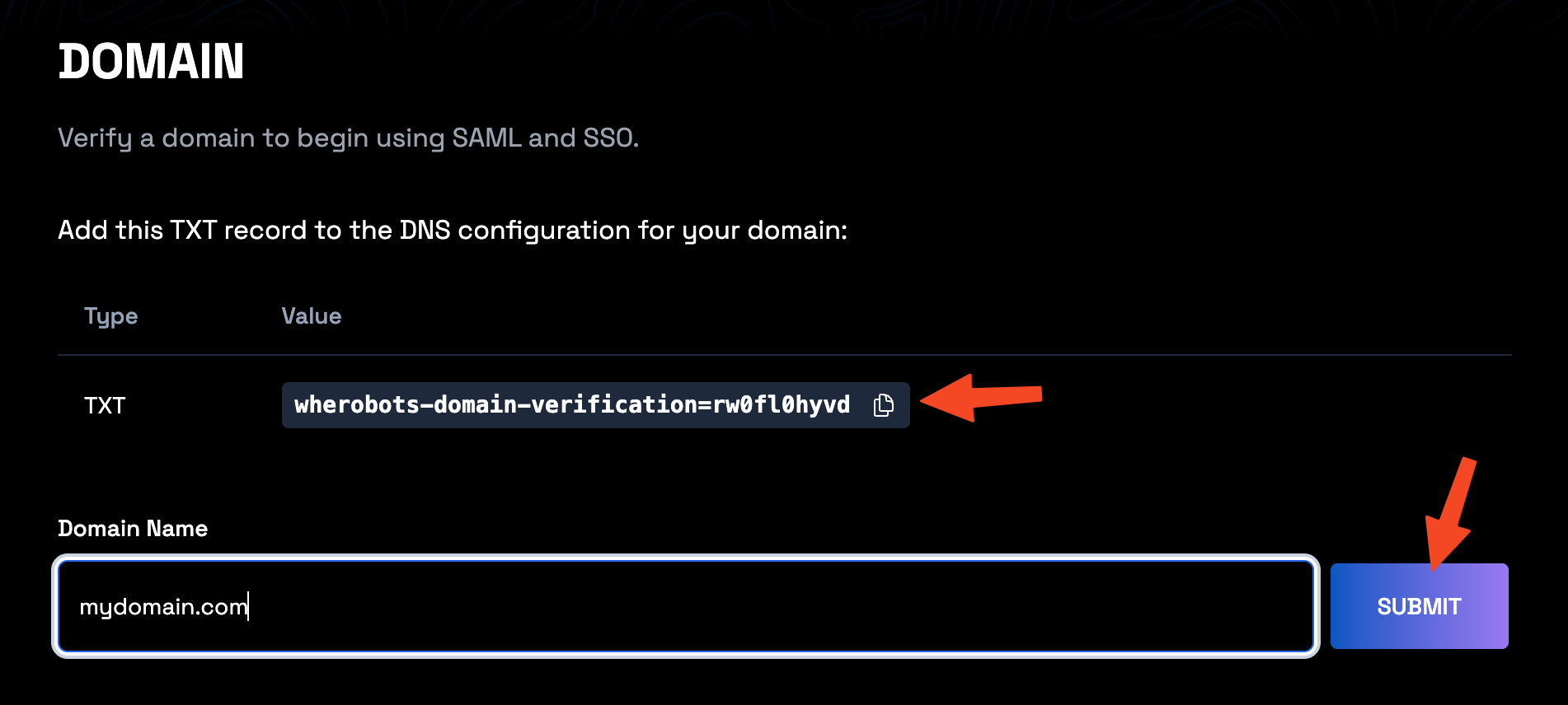 Configure Domain