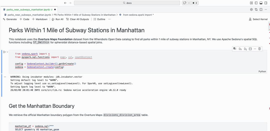 Local notebook workflow