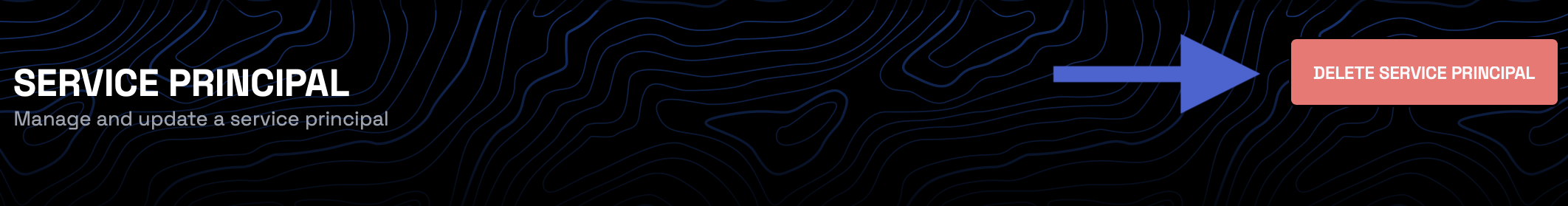 Delete service principal