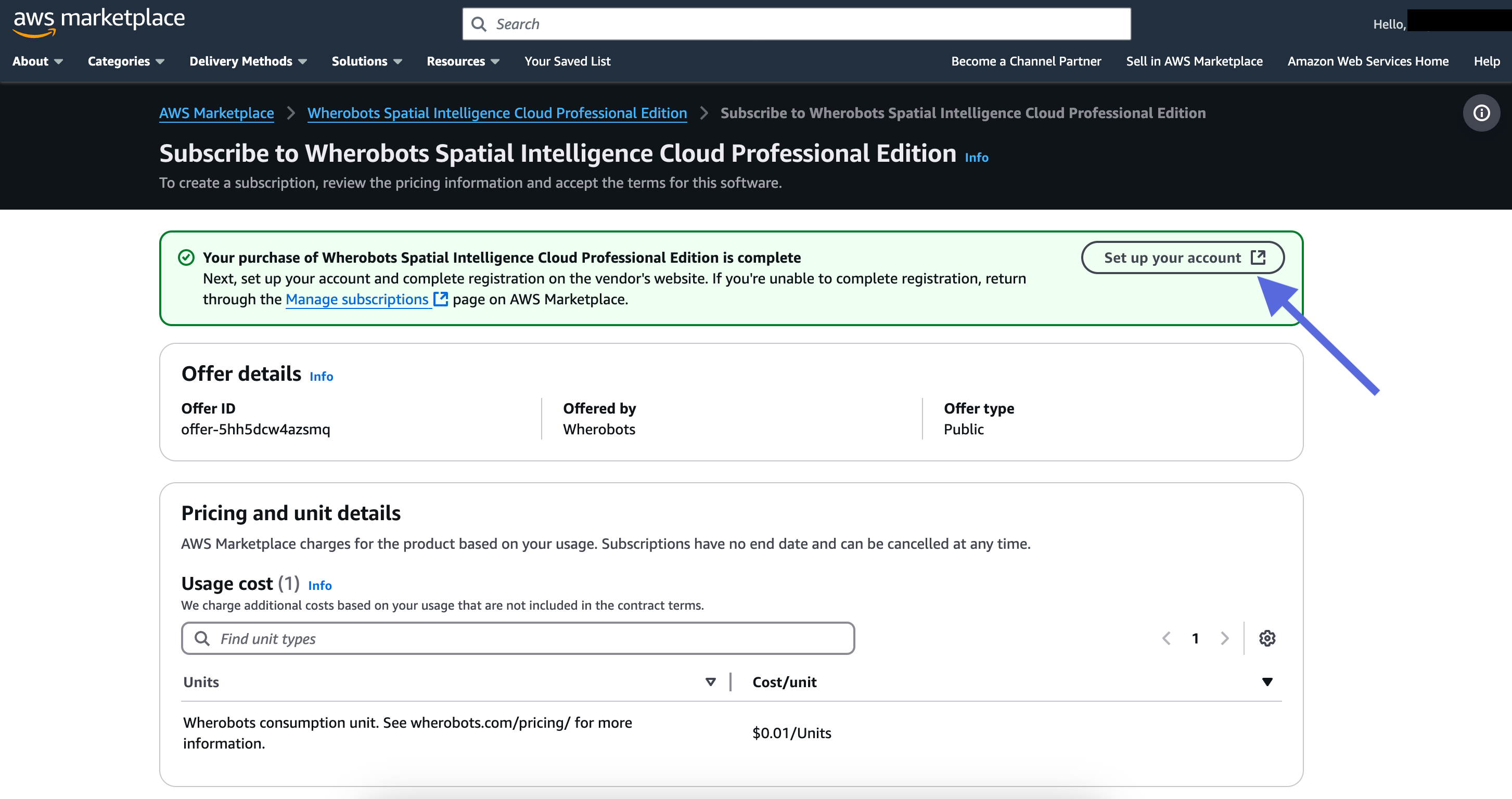 Set up your account 2