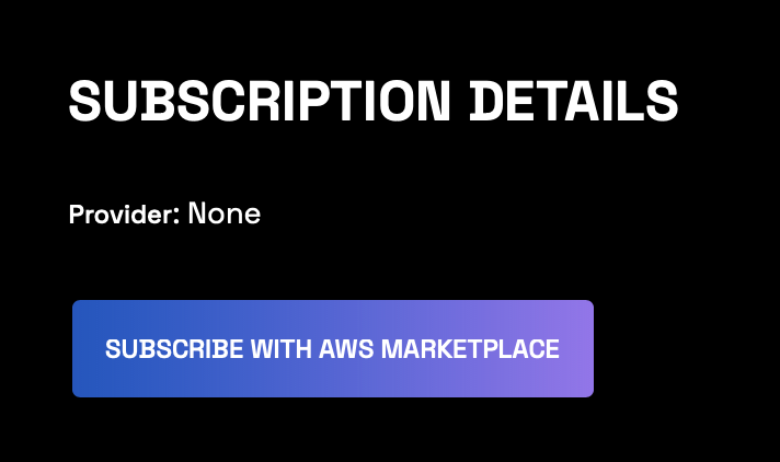 Subscribe with AWS button