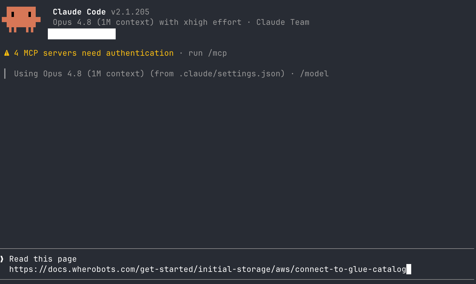 Preloaded prompt in Claude Code