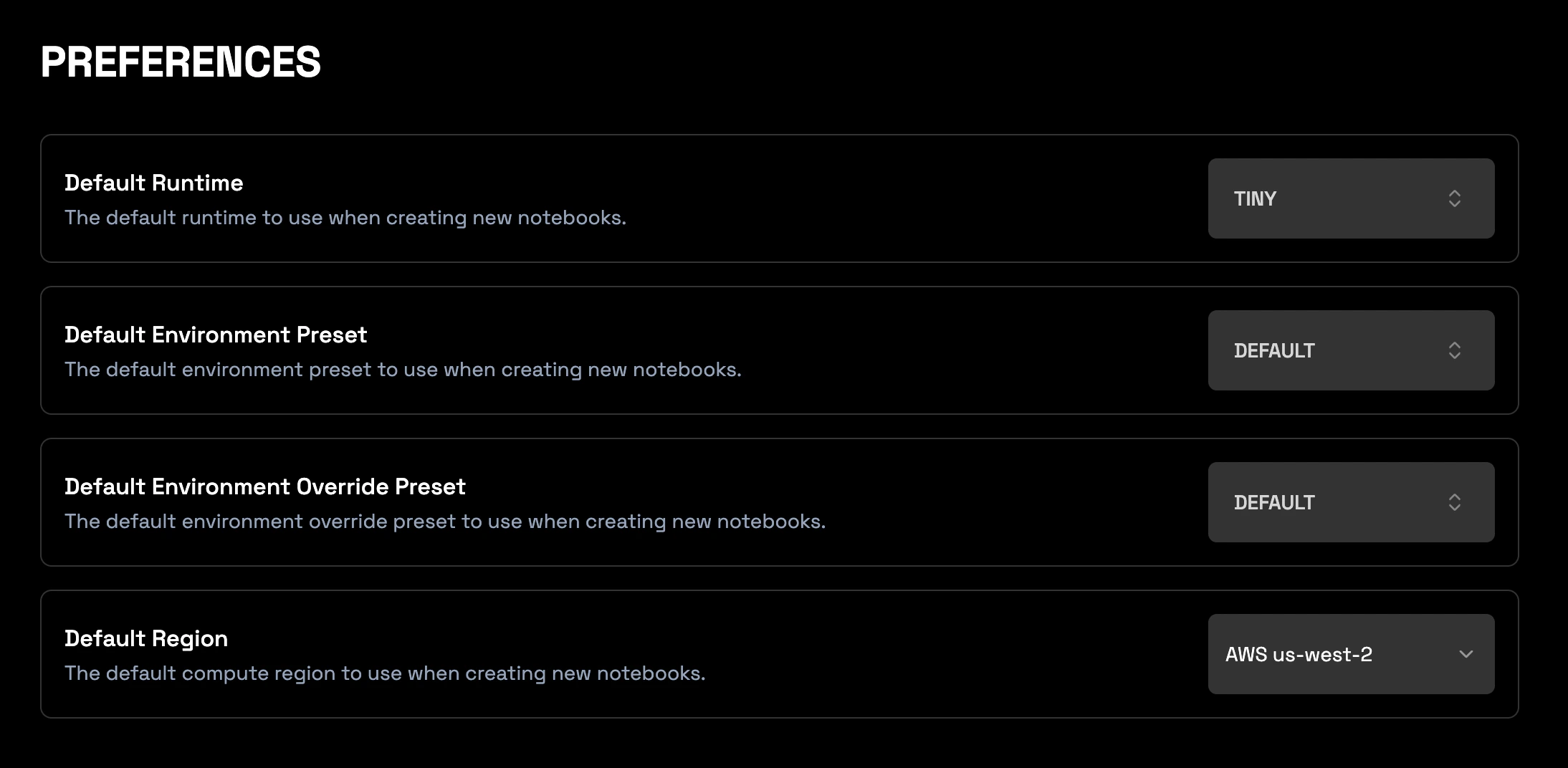 Organization settings