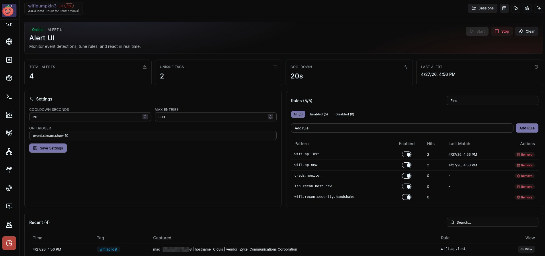 Alert Ui Example alert.ui - wifipumpkin3