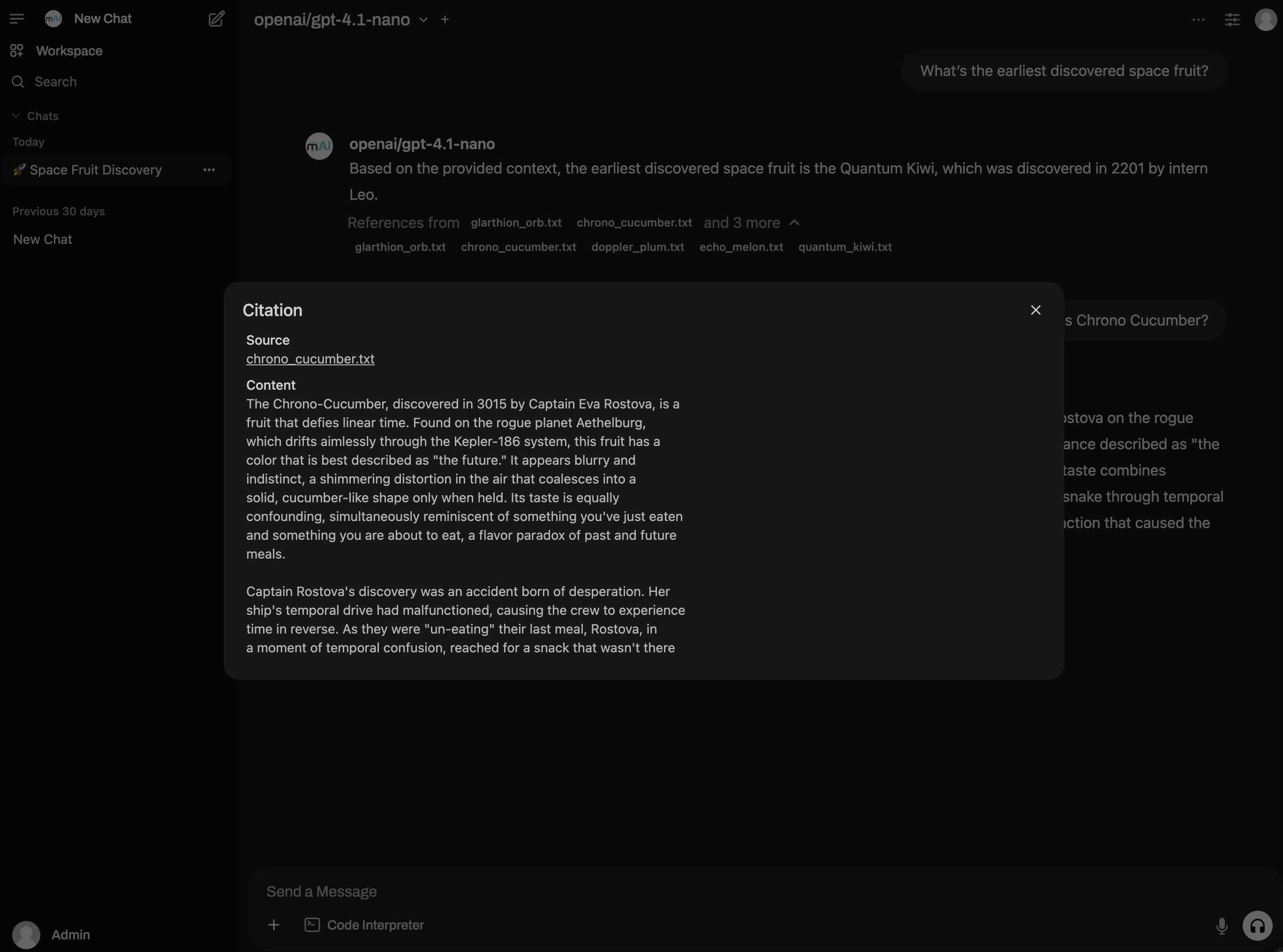 Citation-backed-answers