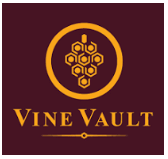 VineVault premium delivery service logo and branding