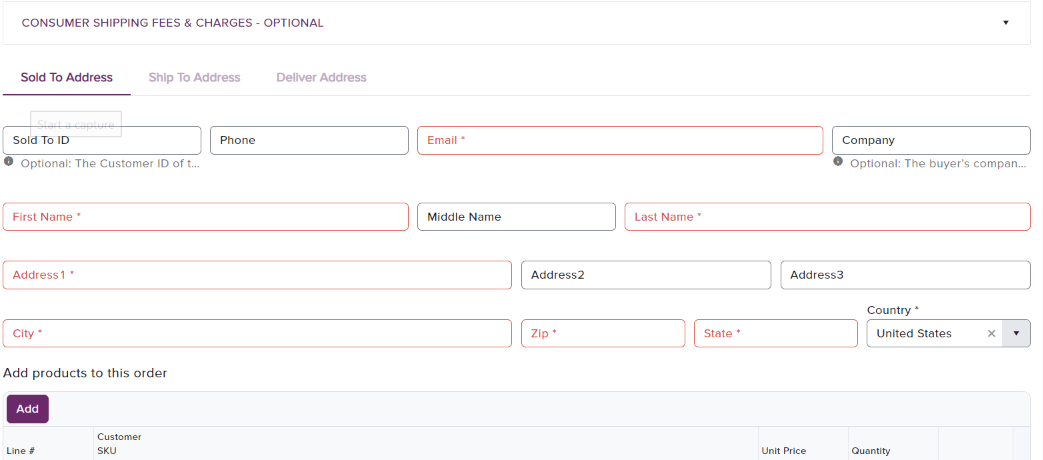 Create an Order