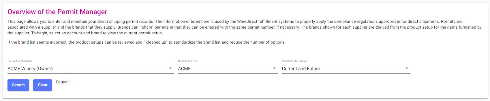 State Shipping Permits Search