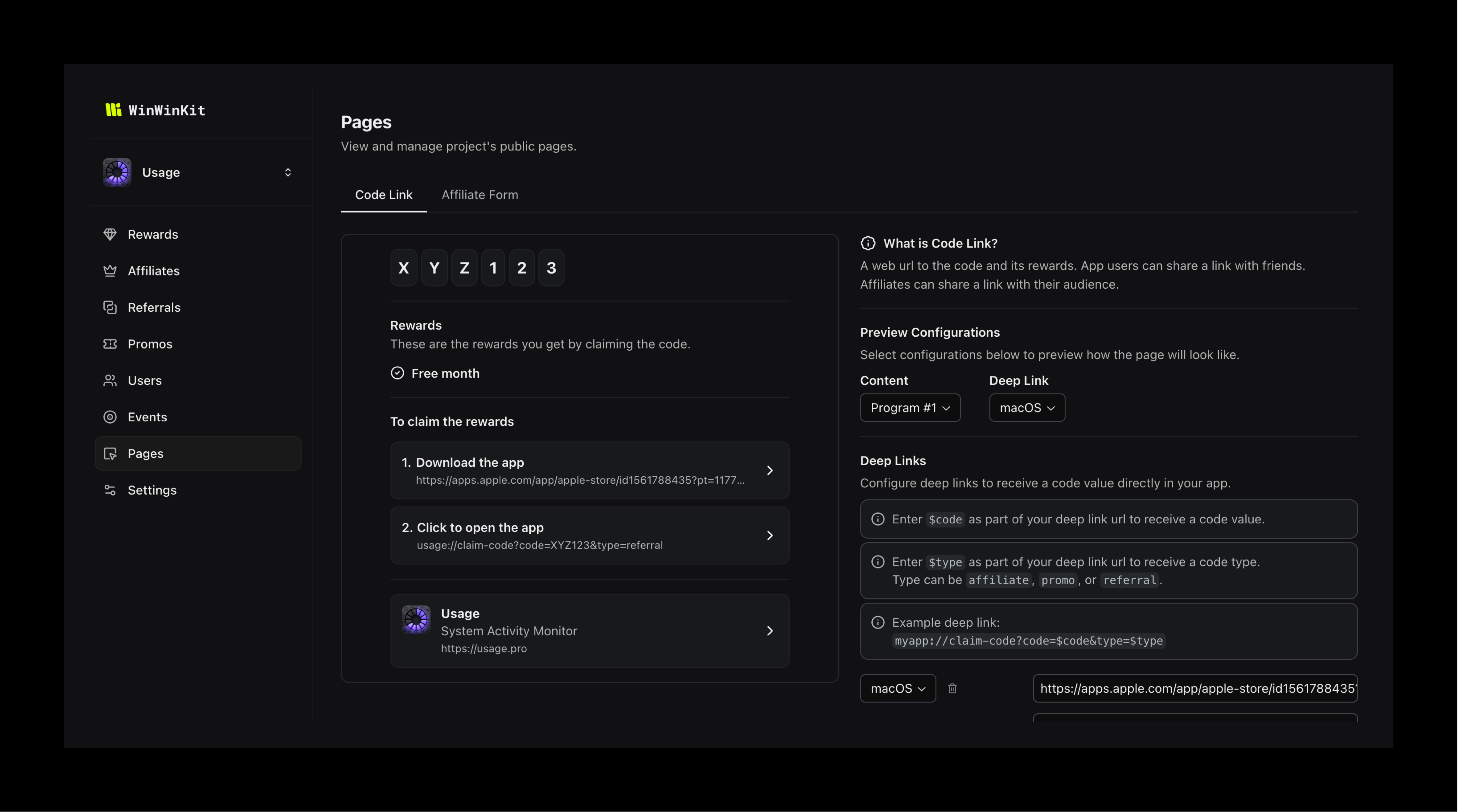 Code Link Preview