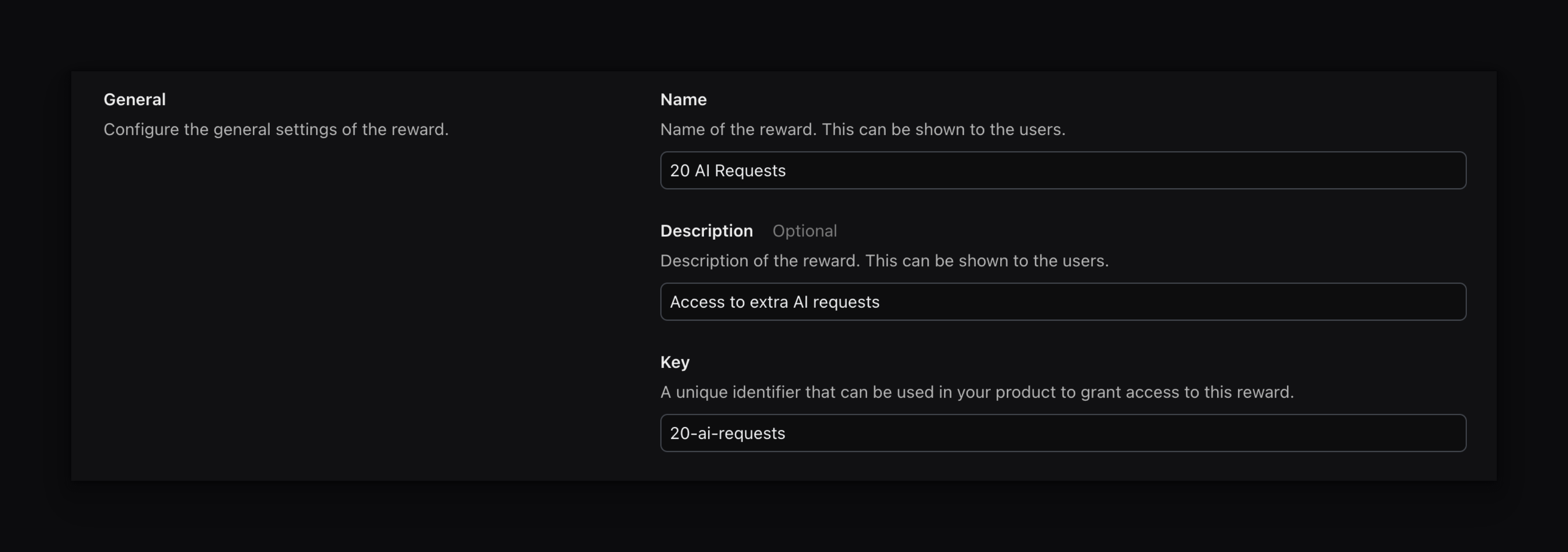 Reward General