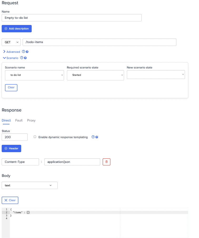 Empty to-do list stub