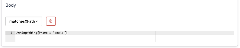Matching on XPath