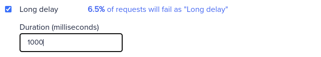 Chaos long delay