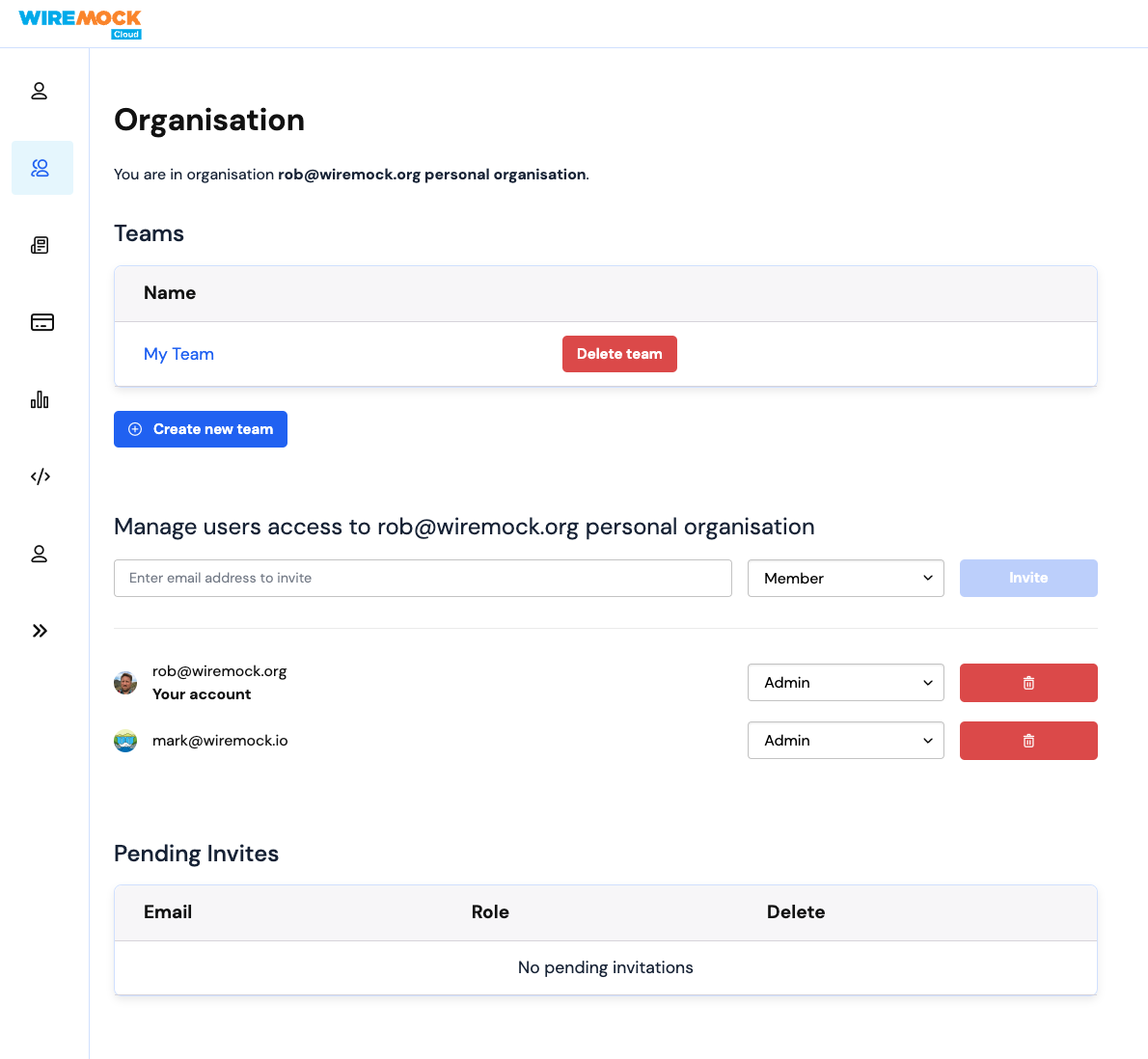 Organisation details