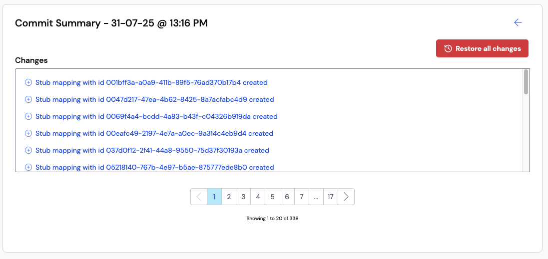 Versioning import changes