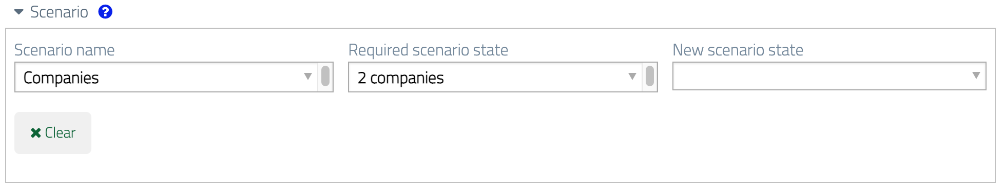 Companies scenario 2