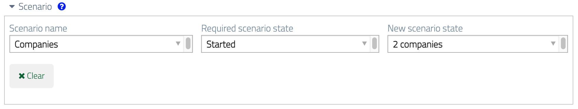 Companies scenario 2