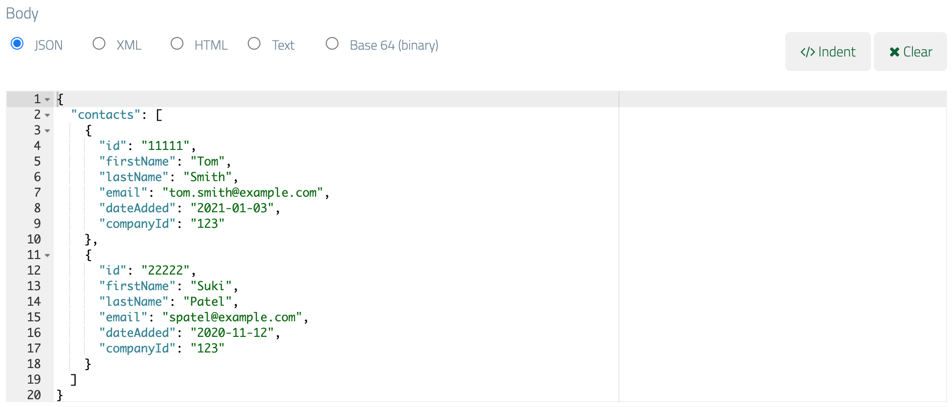 Query parameter matching