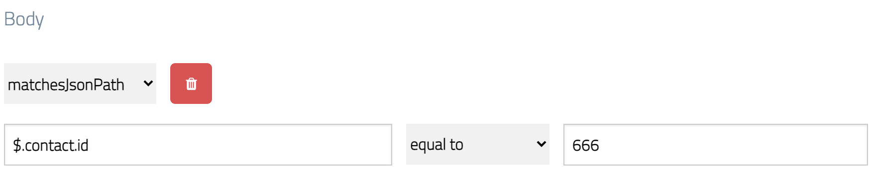 Matching on JSONPath