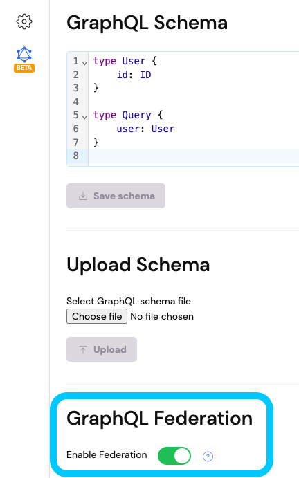 GraphQL Federation toggle