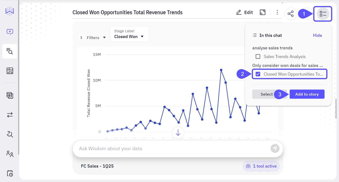 Create Story from Chat Response