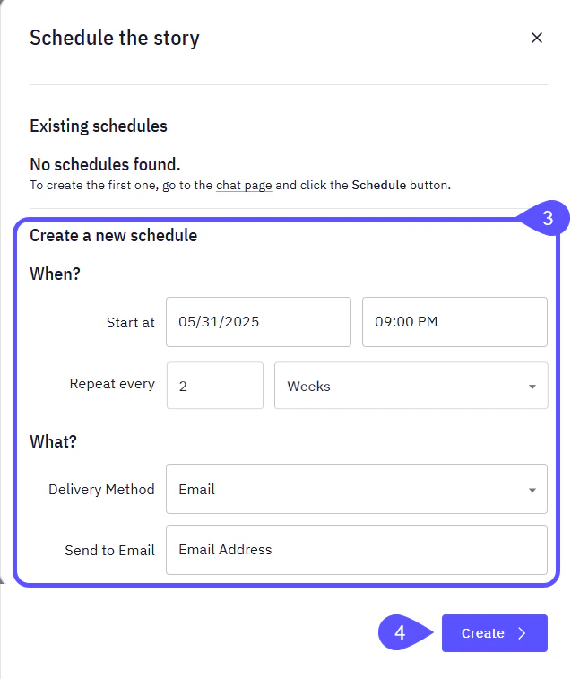 Schedule Story Notifications