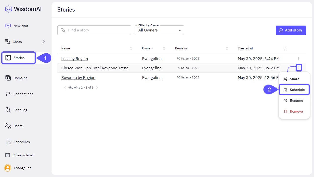 Schedule Story Notifications