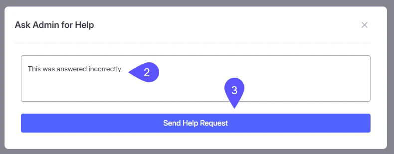 Image showing how to ask admin