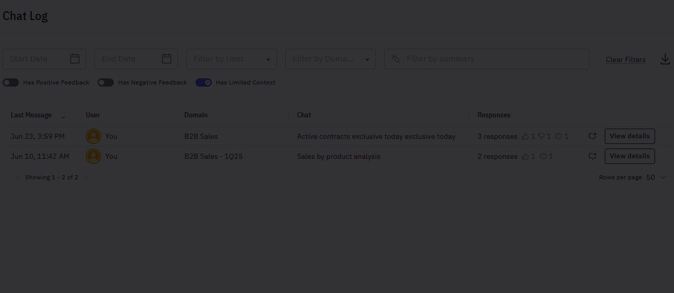 Gif showing the Limited Context Marker
