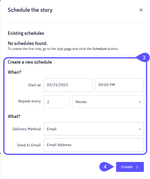 Schedule Story Notifications