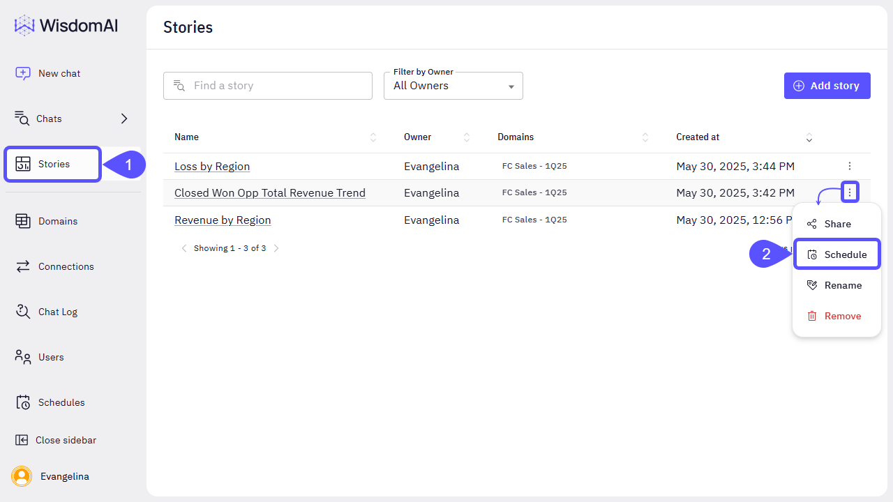 Schedule Story Notifications