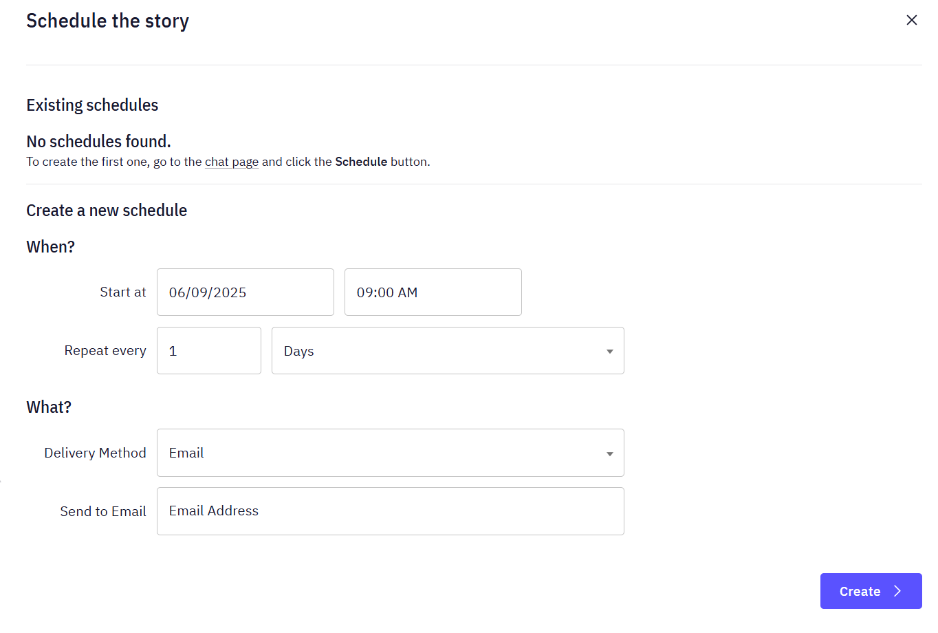 Schedule The Story Build Dashb Pn