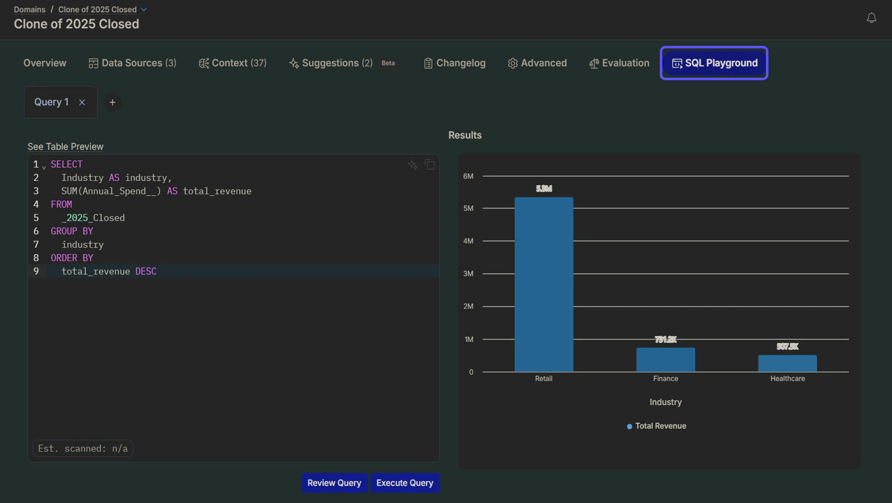Sql Playground Tab