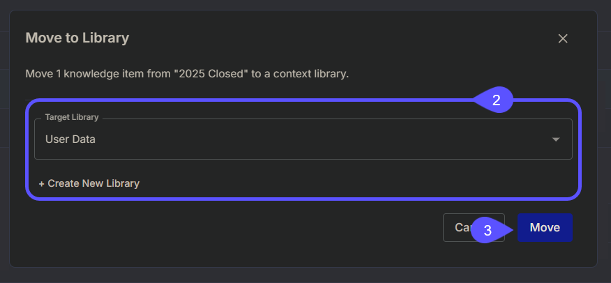 NEW Add Knowledge Steps